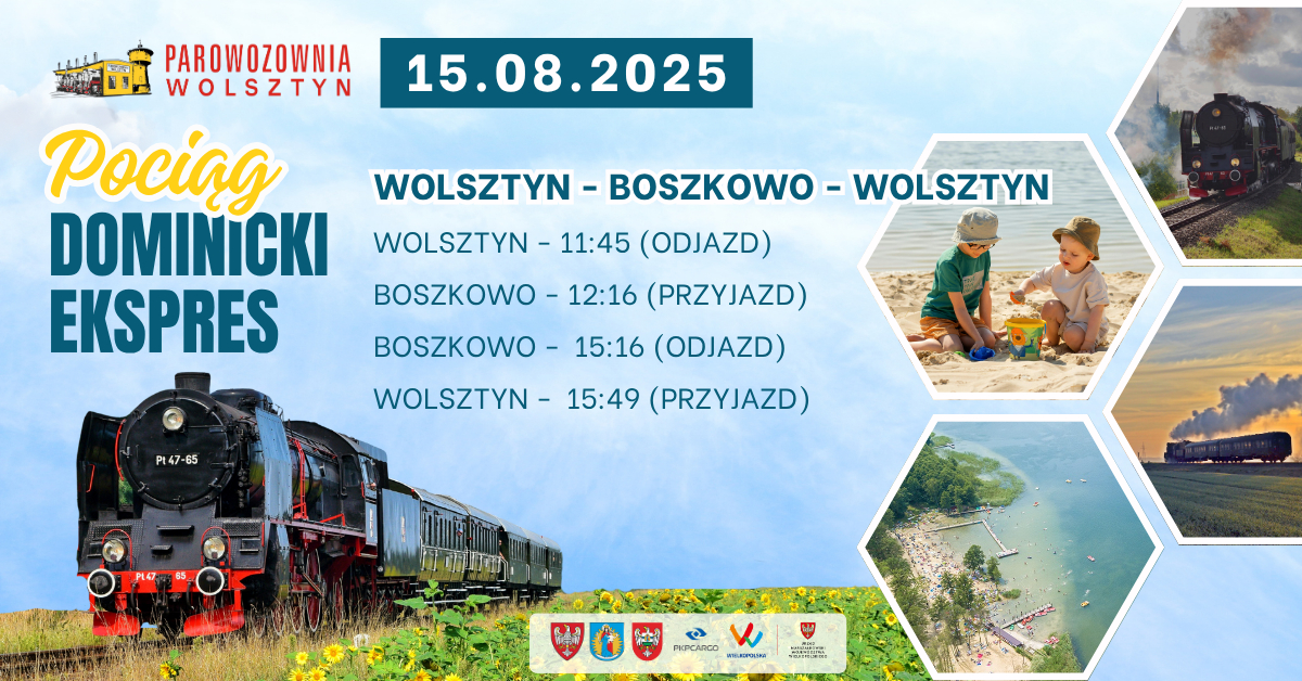 Retro Pociąg - Dominicki Ekspres (Wolsztyn - Boszkowo - Wolsztyn)
